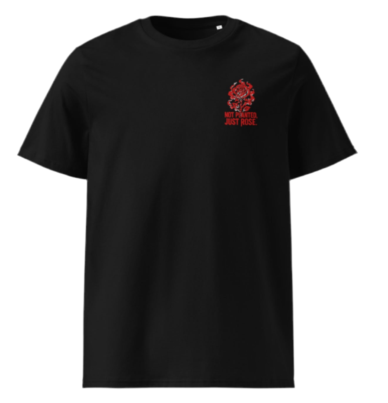 Konkrete Roses Embroidered Patchwork T-Shirt