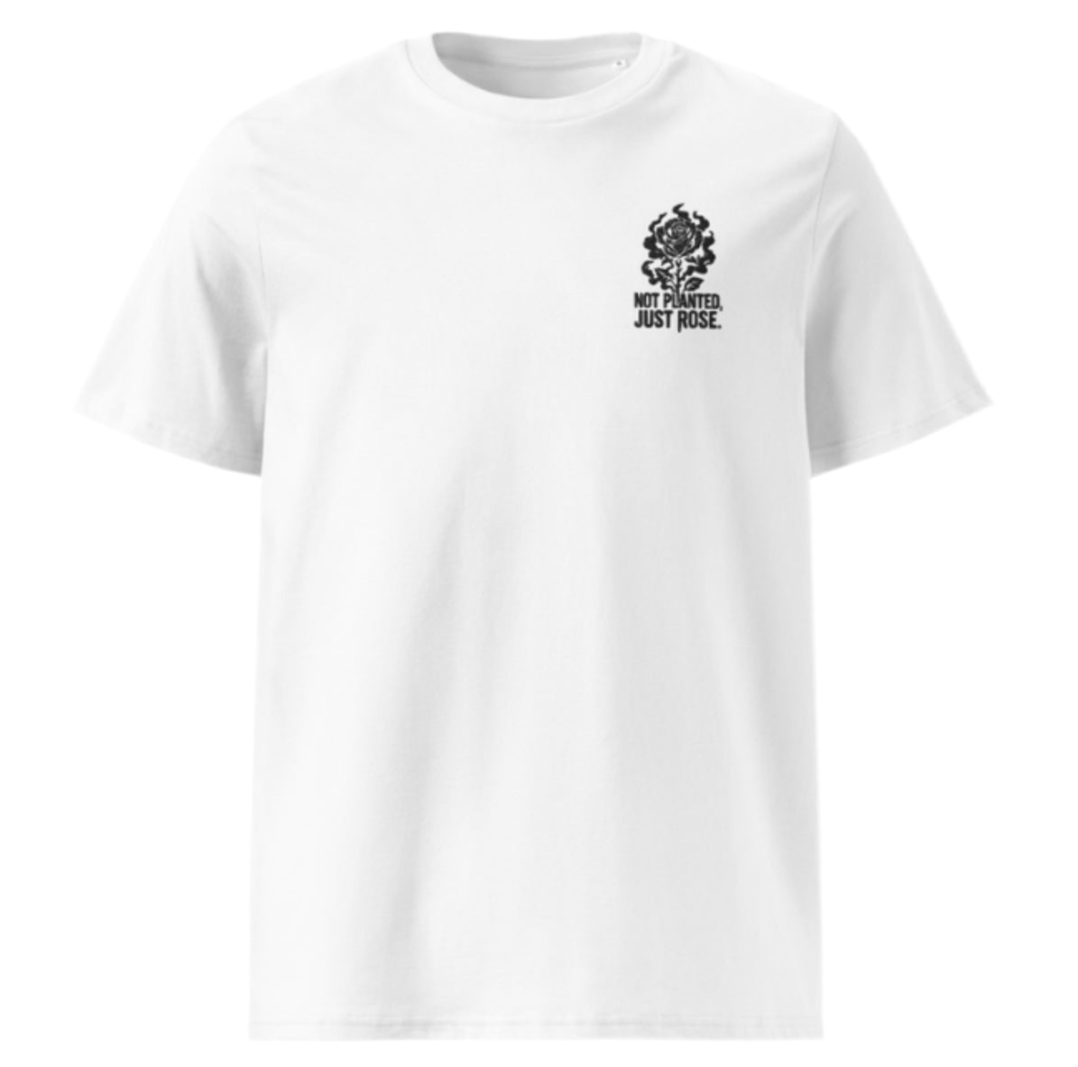 Konkrete Roses Embroidered Patchwork T-Shirt