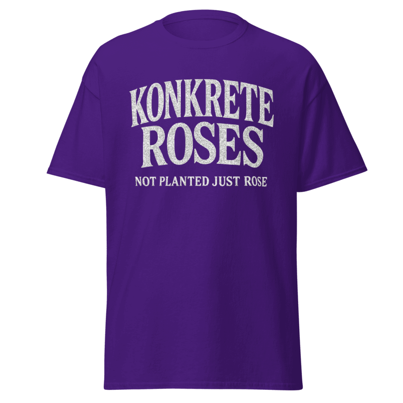 Konkrete Roses Basic T-Shirt