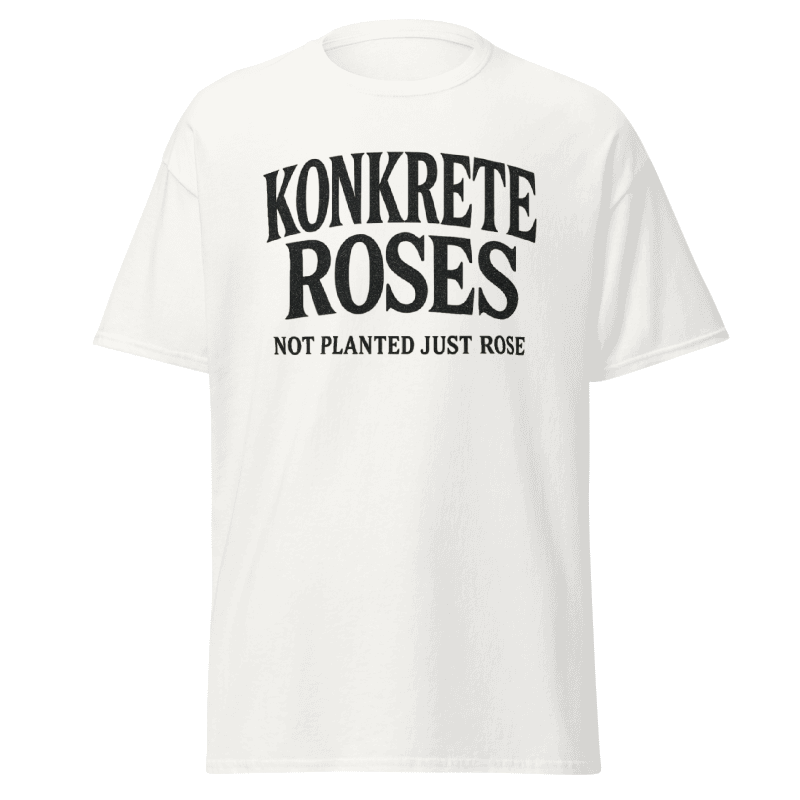 Konkrete Roses Basic T-Shirt
