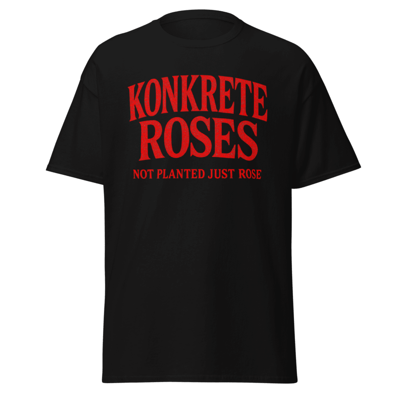 Konkrete Roses Basic T-Shirt