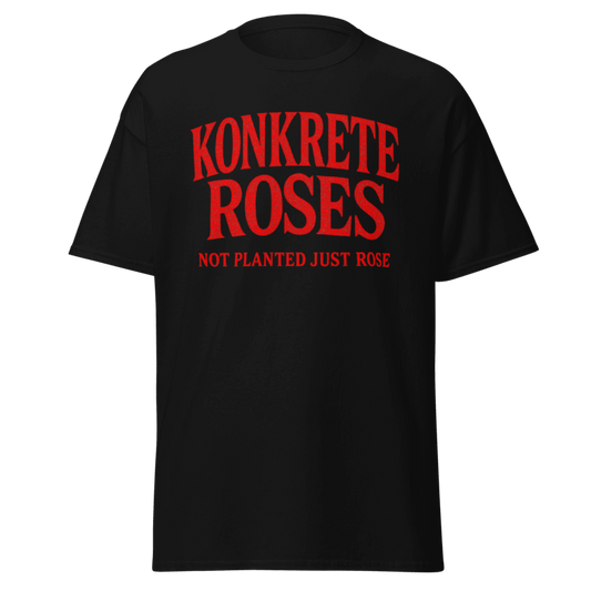 Konkrete Roses Basic T-Shirt