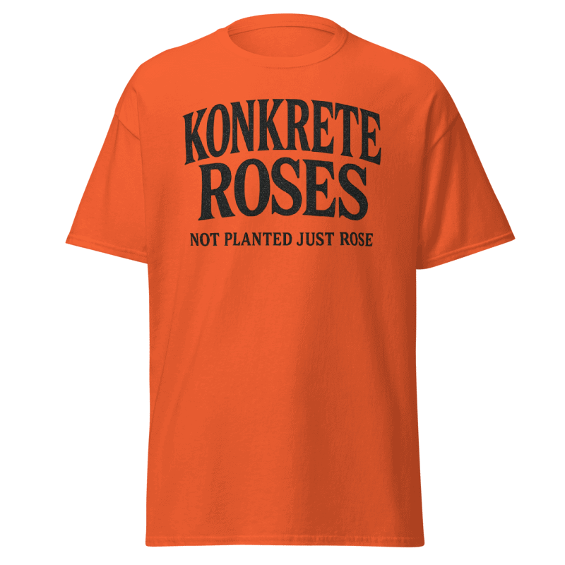 Konkrete Roses Basic T-Shirt