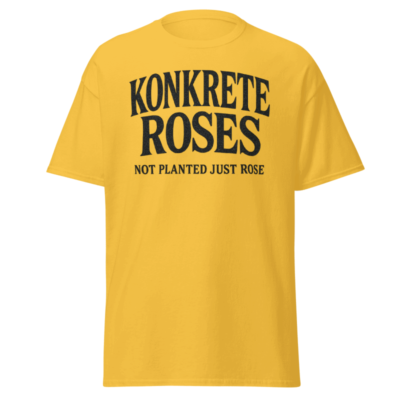 Konkrete Roses Basic T-Shirt