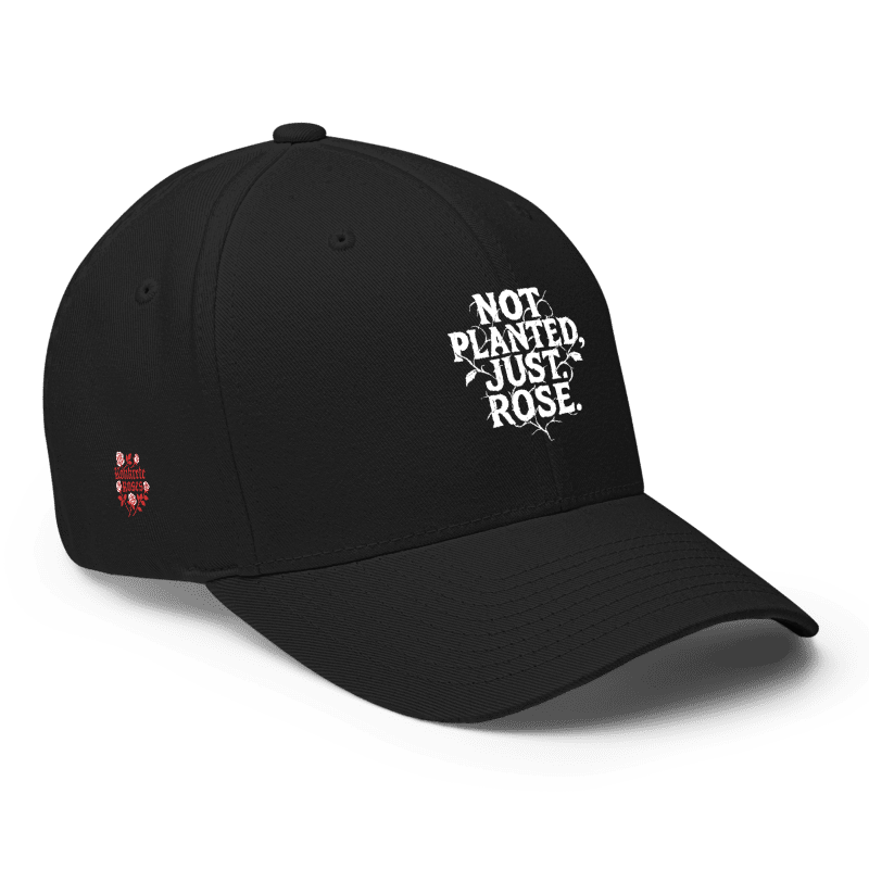 Konkrete Roses Embrodied Baseball Cap (Structured)