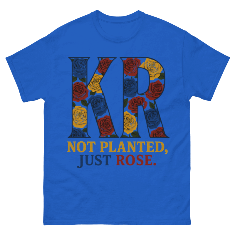 Konkrete Roses Multi Color Graphic T-Shirt