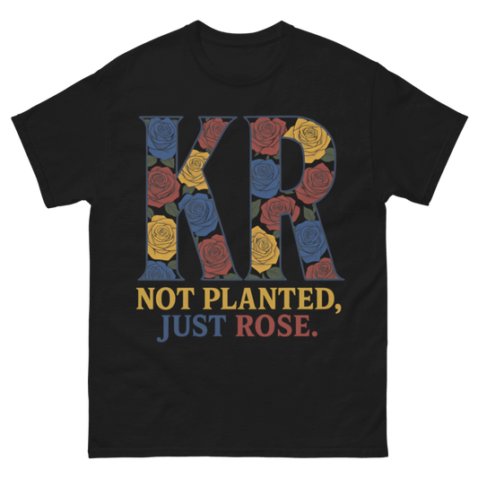 Konkrete Roses Multi Color Graphic T-Shirt